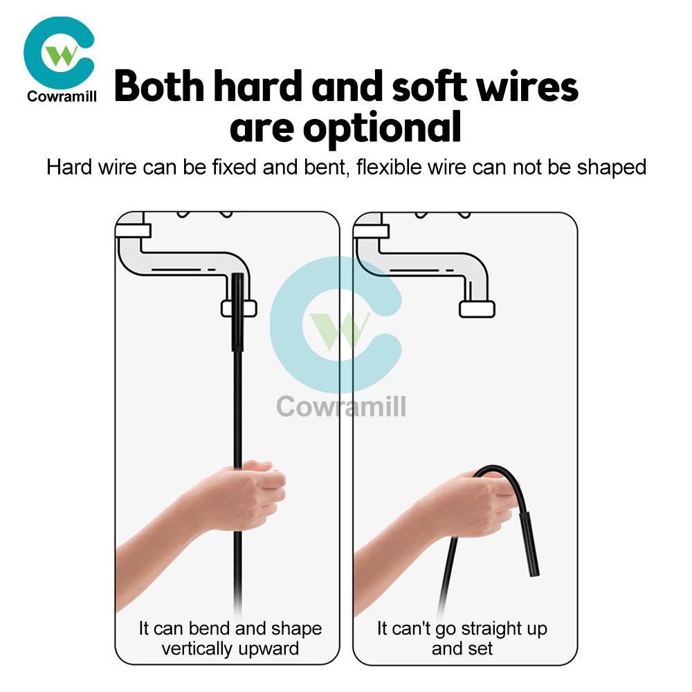 6LED HD Snake Endoscope Borescope Inspection Camera Scope for USB Android PC