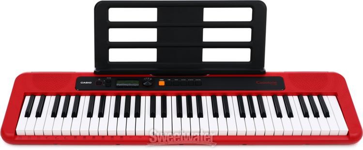 Casio Casiotone CT-S200 - Portable Digital Keyboard (Red)