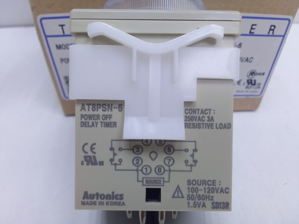 (LOT 2 PC ) AUTONICS AT8PSN-6 POWER OFF DELAY TIMER