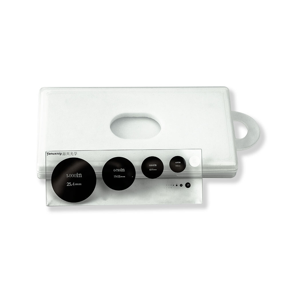 Circular Scale Microscope Stage Micrometer Calibration Slide Stage Graticules