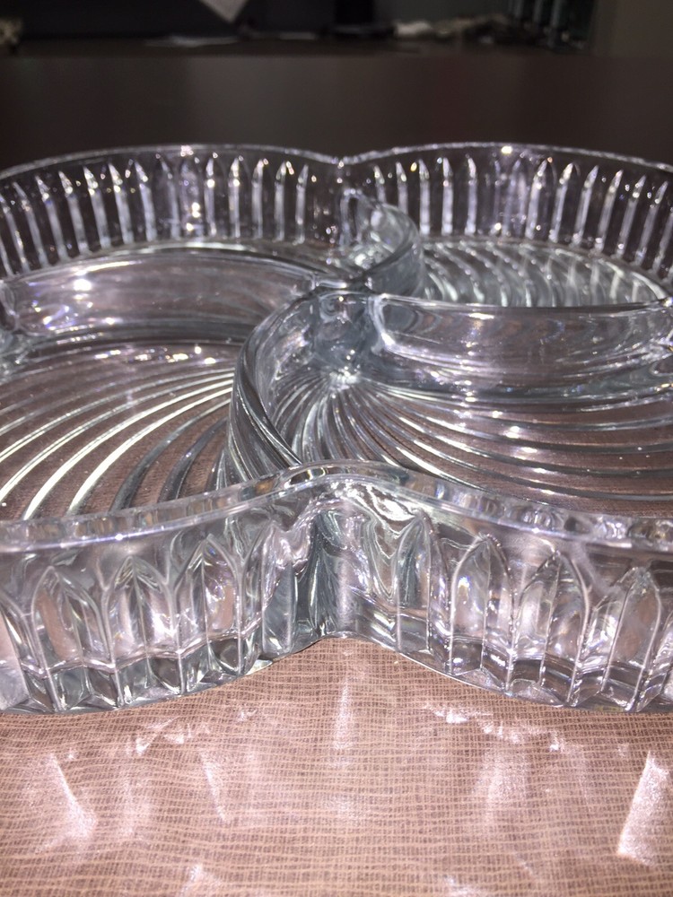 4 Part Crystal Tray