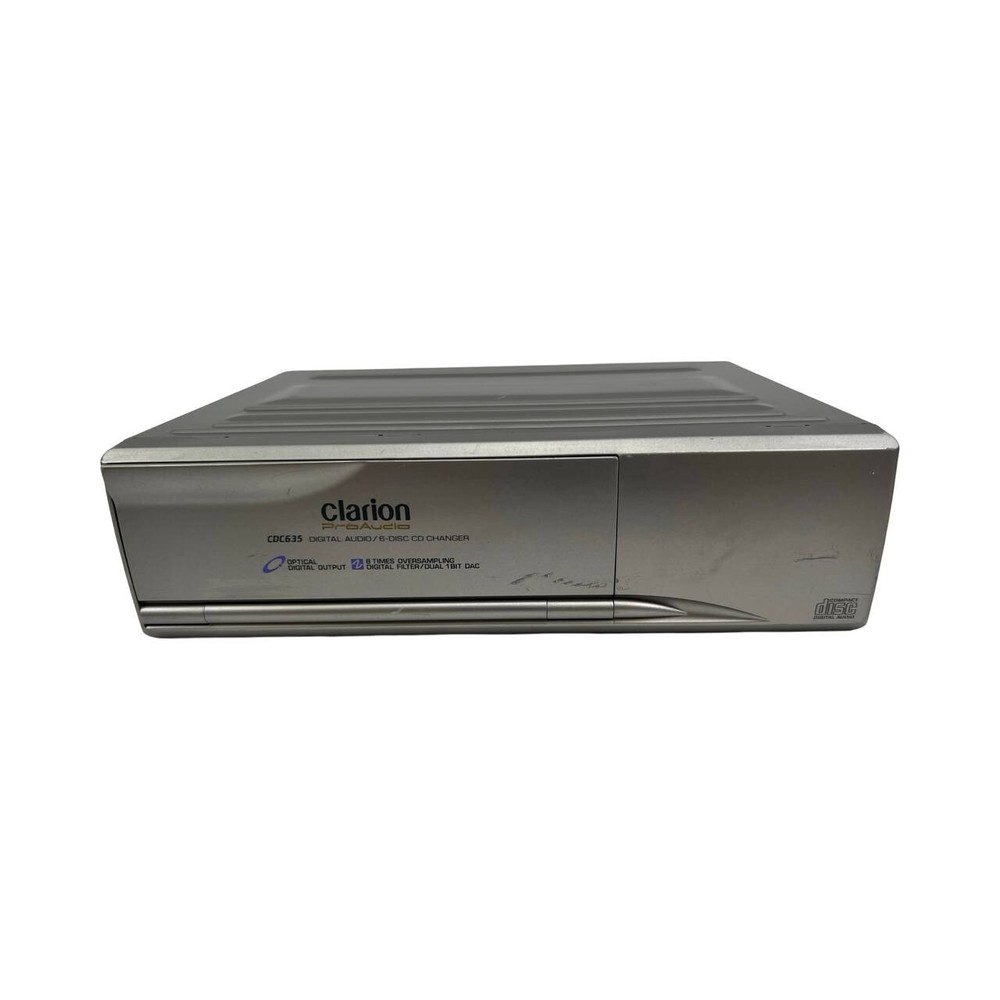 Clarion CDC635 CD changer player Includes CAA-355 Magazine - NO Cables