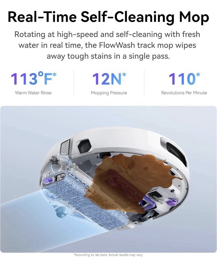 Narwal FLOW Robotic Vacuum Mop FlowWash CarpetFocus Dual AI Cameras Filter