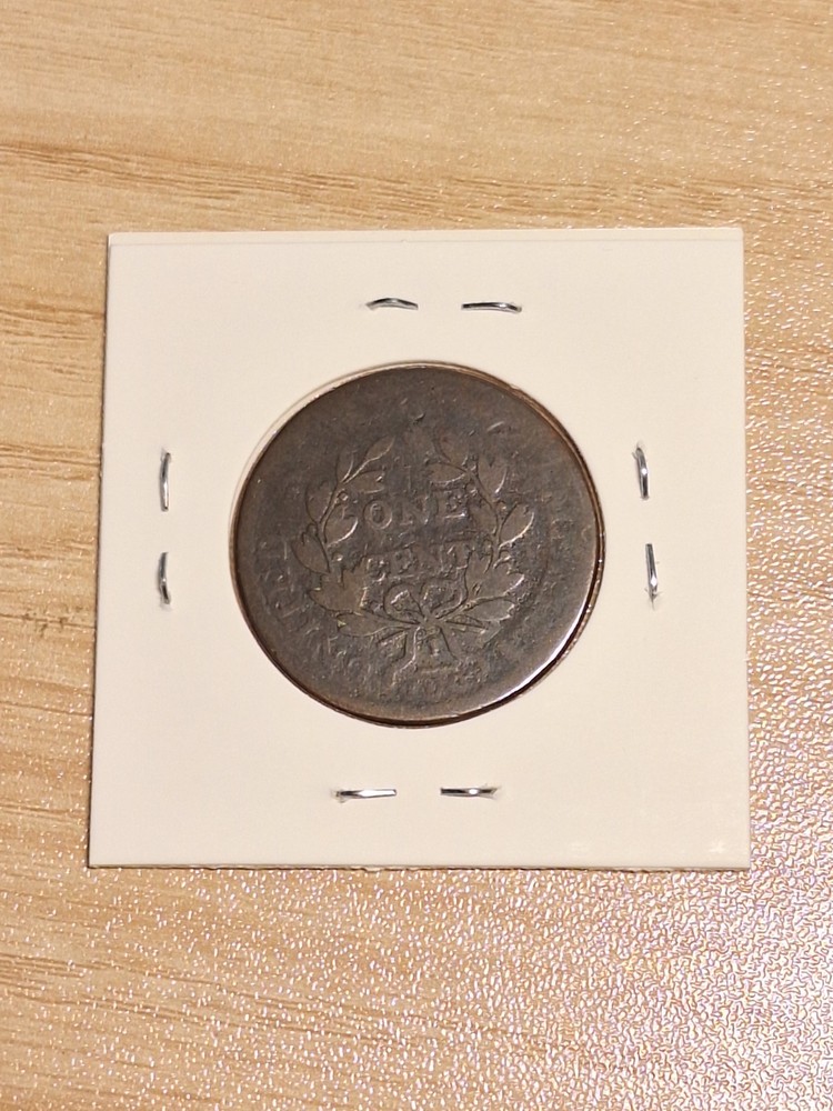 1805 Draped Bust Large Cent Worn Nicely Circulated Brown