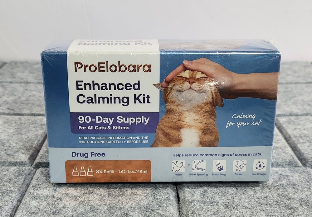 ProElobara Multi-Cat Pheromone Formula Diffuser Kit for Cat Calming