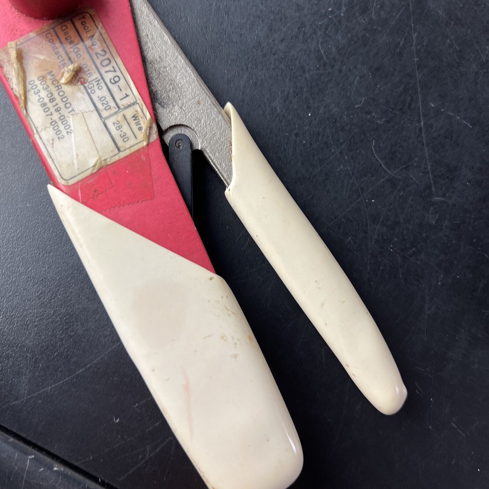 Microdot Ratchet Hand Crimp Tool 2079-1 28-30 Wire