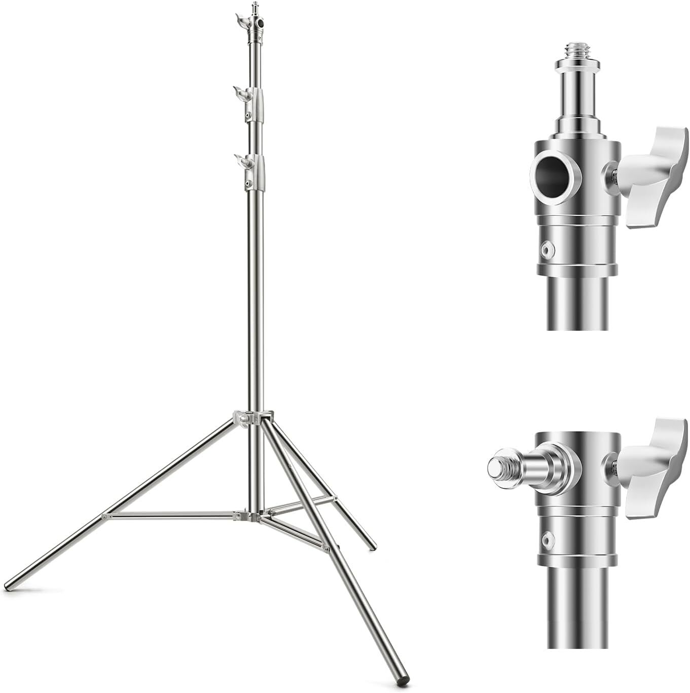 K&F CONCEPT 110.2" Photography Light Stand Heavy Duty for Video Light Softboxes