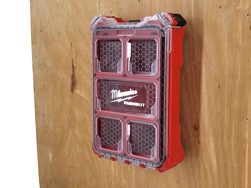 Milwaukee Packout Tool Case Box Wall Mount Hanging Cleats