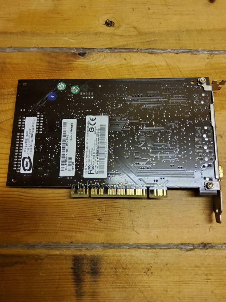 Sound Blaster Audigy 2 MODEL: SB0350 - WORKED PERFECTLY WHEN PULLED!