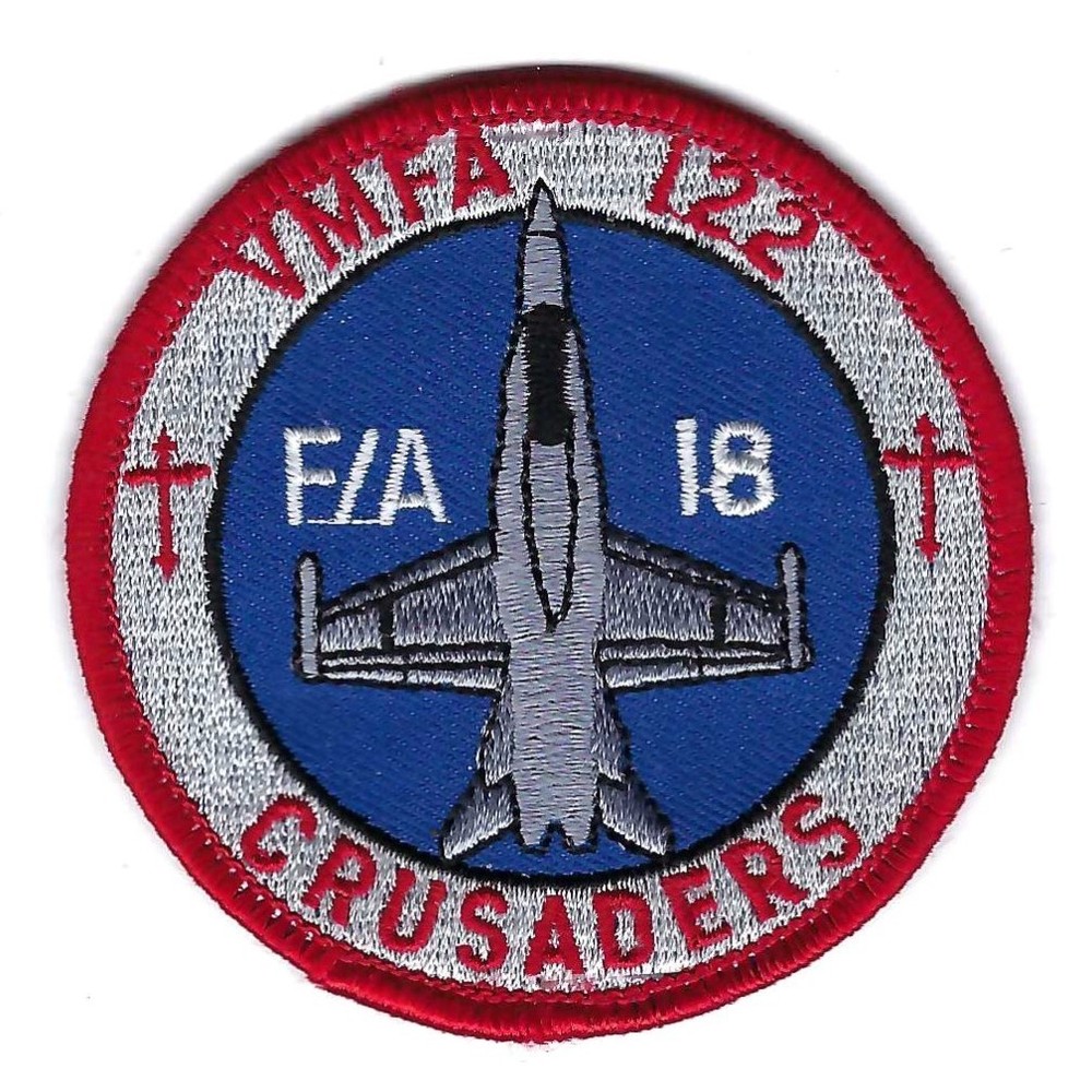 VMFA-122 'CRUSADERS' F/A-18  BULLET patch