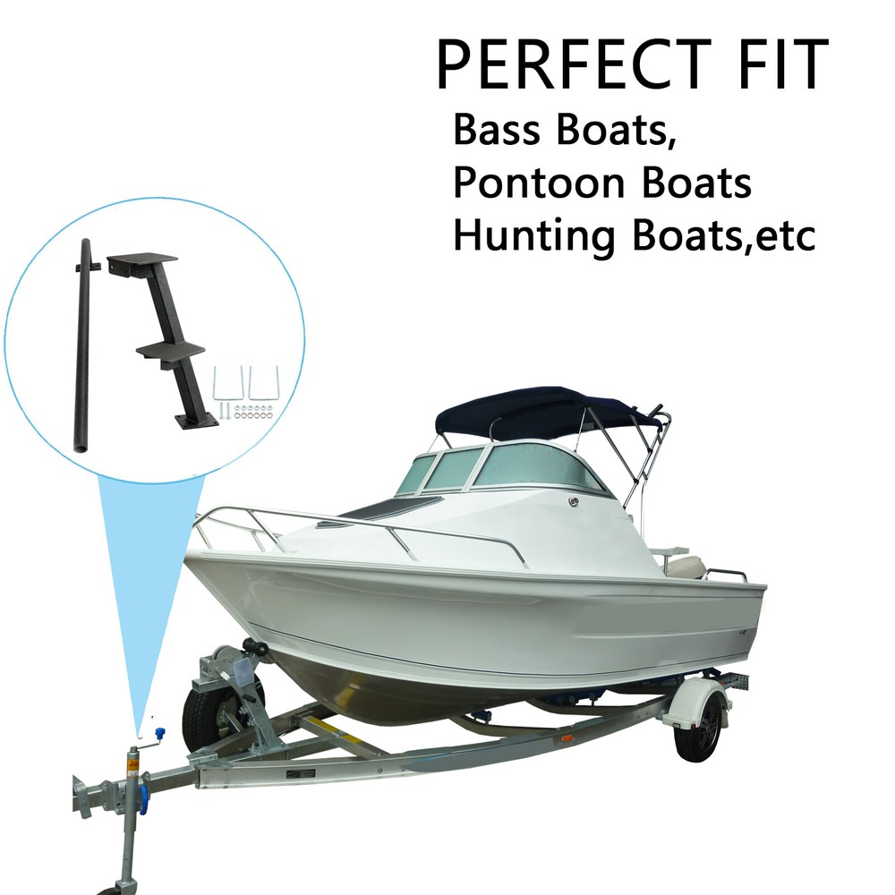 2 Step Dual Step bass Boat Trailer Steps CA