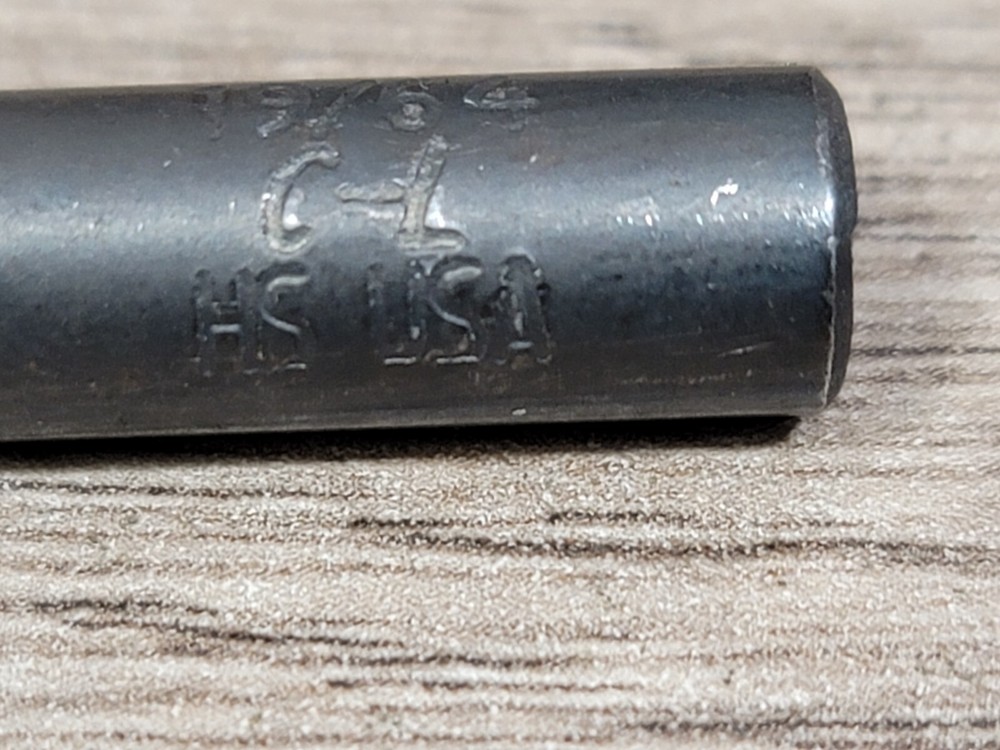 C-L HS USA DRILL MACHINIST BITS 19/64" EUC