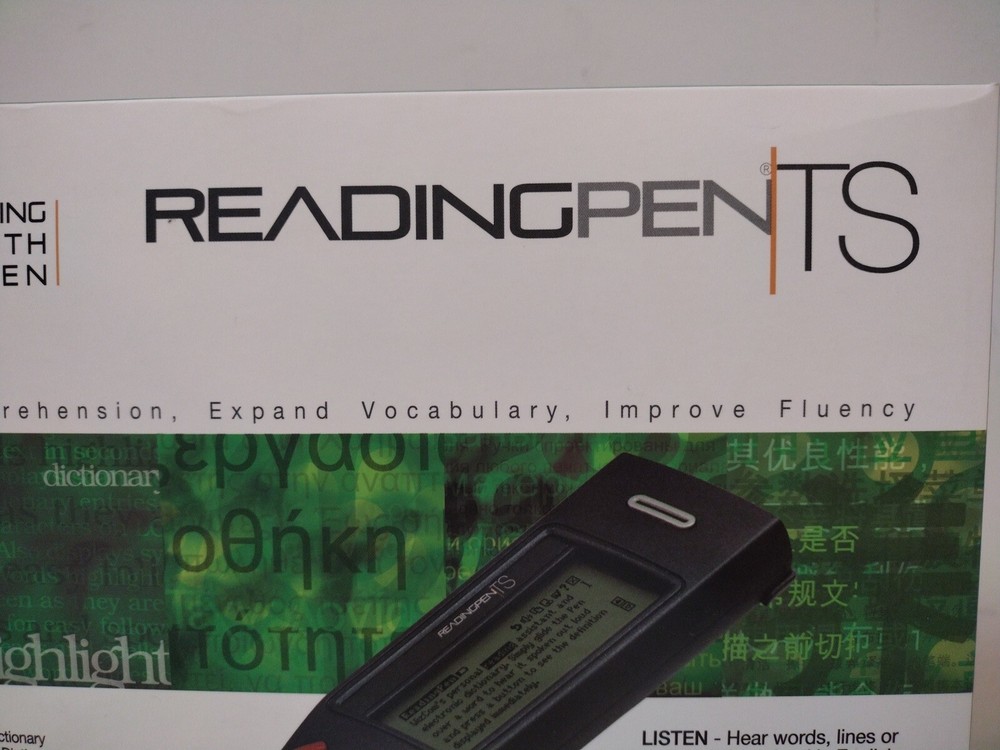 Wizcom ReadingPen TS Text reader ( Personal Reading Assistant With Touch screen)