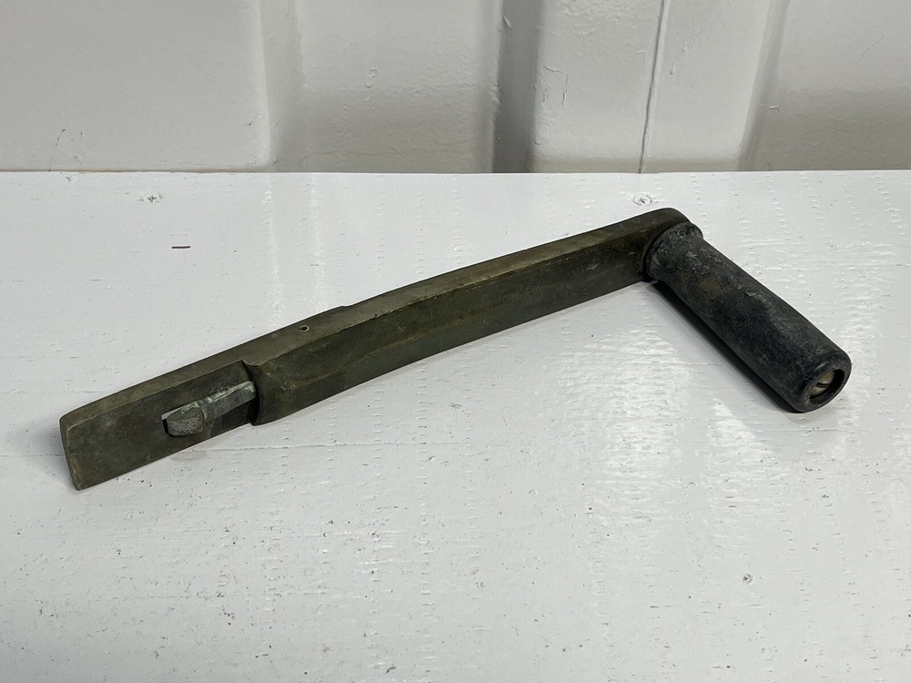 Vintage bronze winch handle 10” long