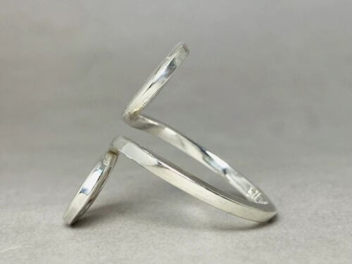 Solid 925 Sterling Silver Band & Statement Ring Handmade Ring All size R-35