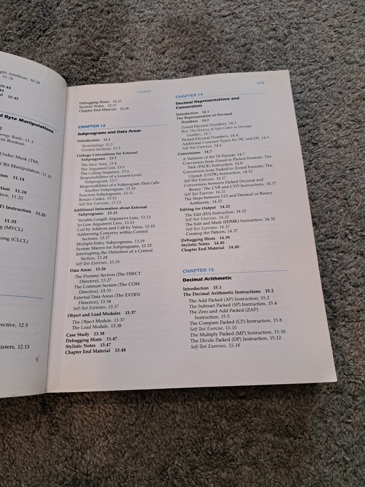 Assembler Language Programming for the IBM 370 Frank M. Carrano