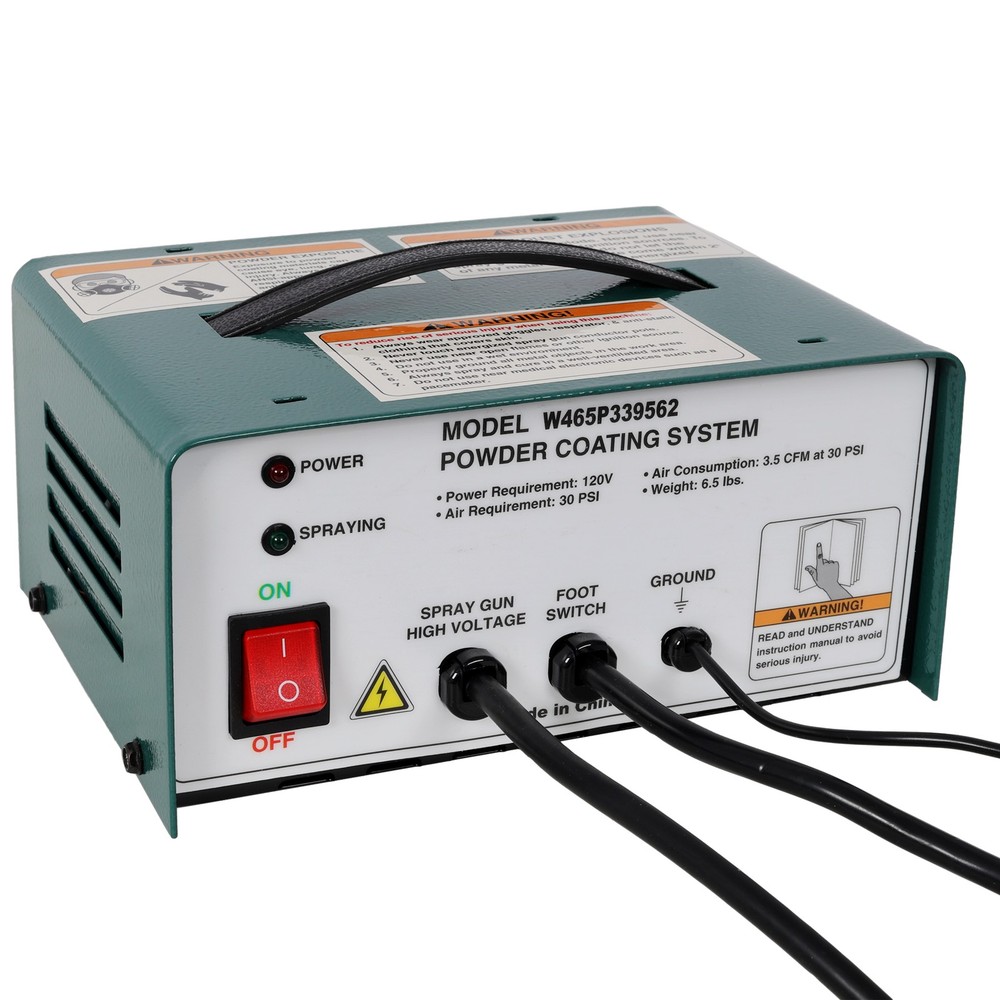 Complete Electrostatic Powder Coating System, 120V/60HZ