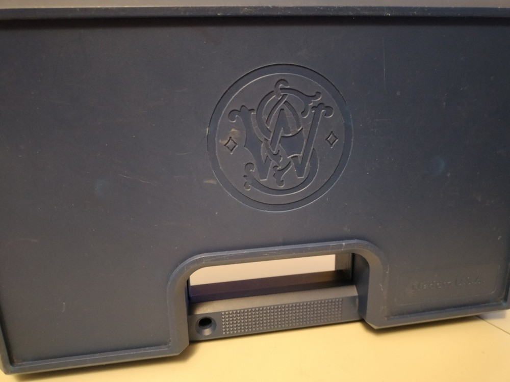 Smith&Wesson SW1911 OEM Blue Plastic Hard Case with Manual EUC