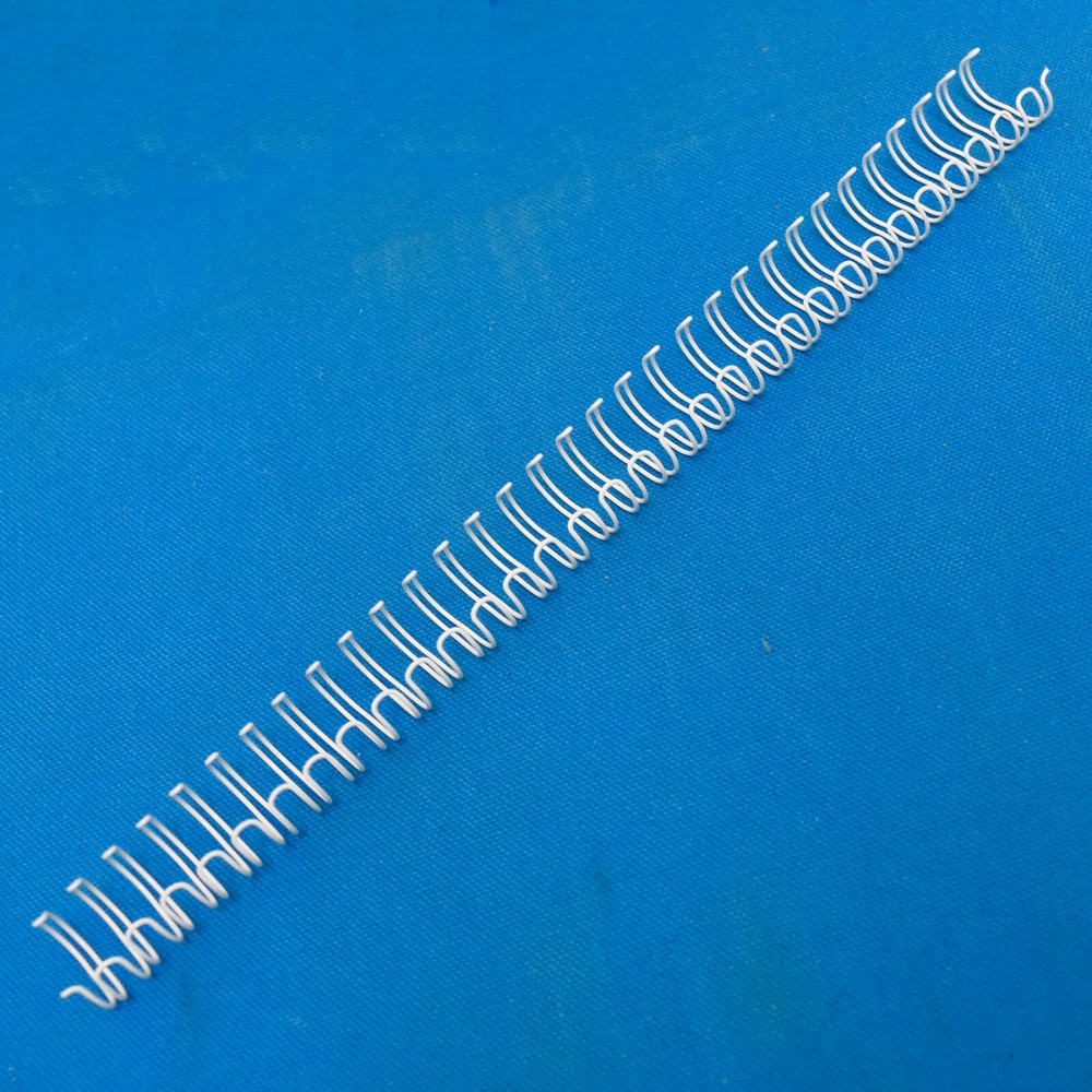 GBC WireBind Binding Spines/Spirals, 3:1 Pitch, 1/2" 100 Pack White,100 Sheets