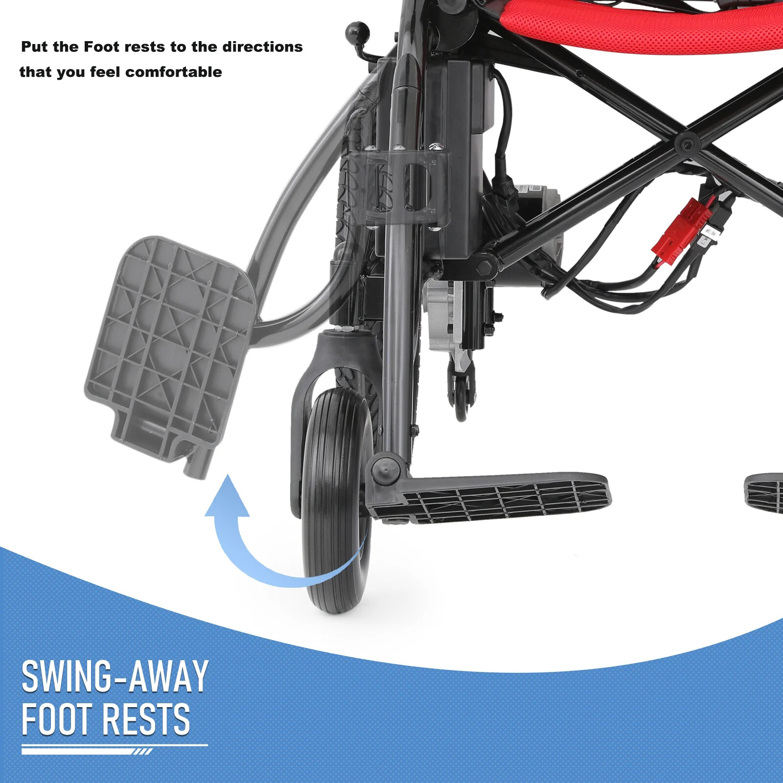 OPEN BOX Folding Electric Wheelchairs FDA Certified Medical Mobility Scooter