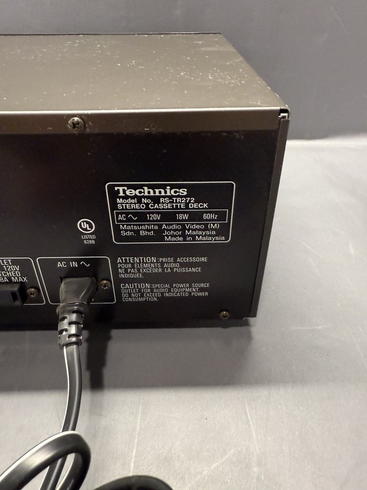 Vintage Technics RS-TR272 Stereo Cassette Deck Auto Reverse