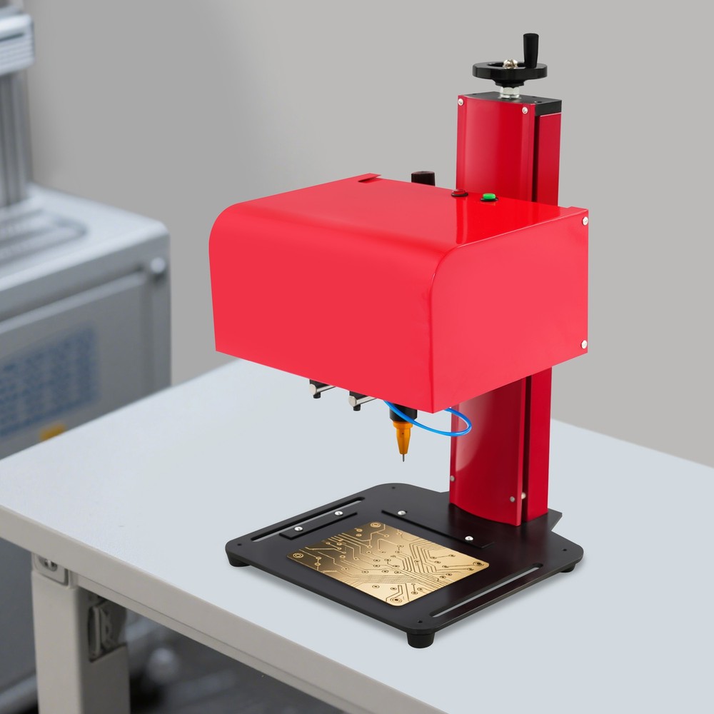 Pneumatic Dot Peen Marking Machine for VIN Code Chassis Number Printer 200x130mm