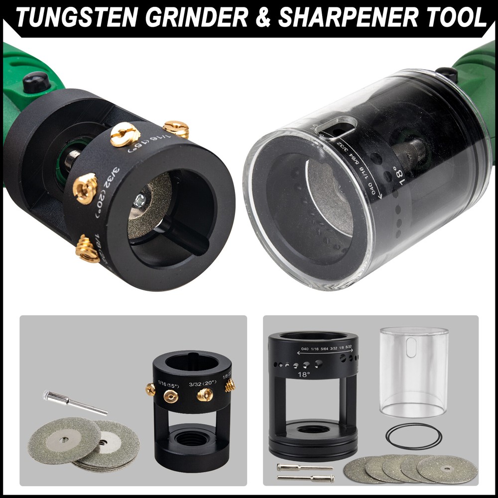Tungsten Electrode Grinder & Sharpener Tool TIG / GTAW Welding