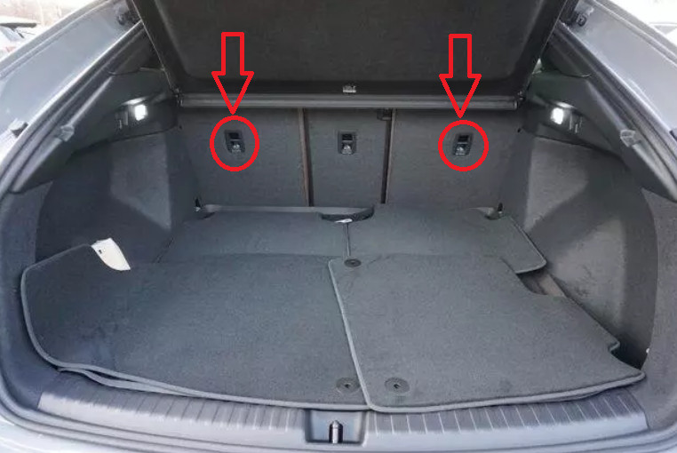 Rear Trunk Envelope Style Mesh Web Cargo Net for AUDI Q4 e-tron 2022-2024 New