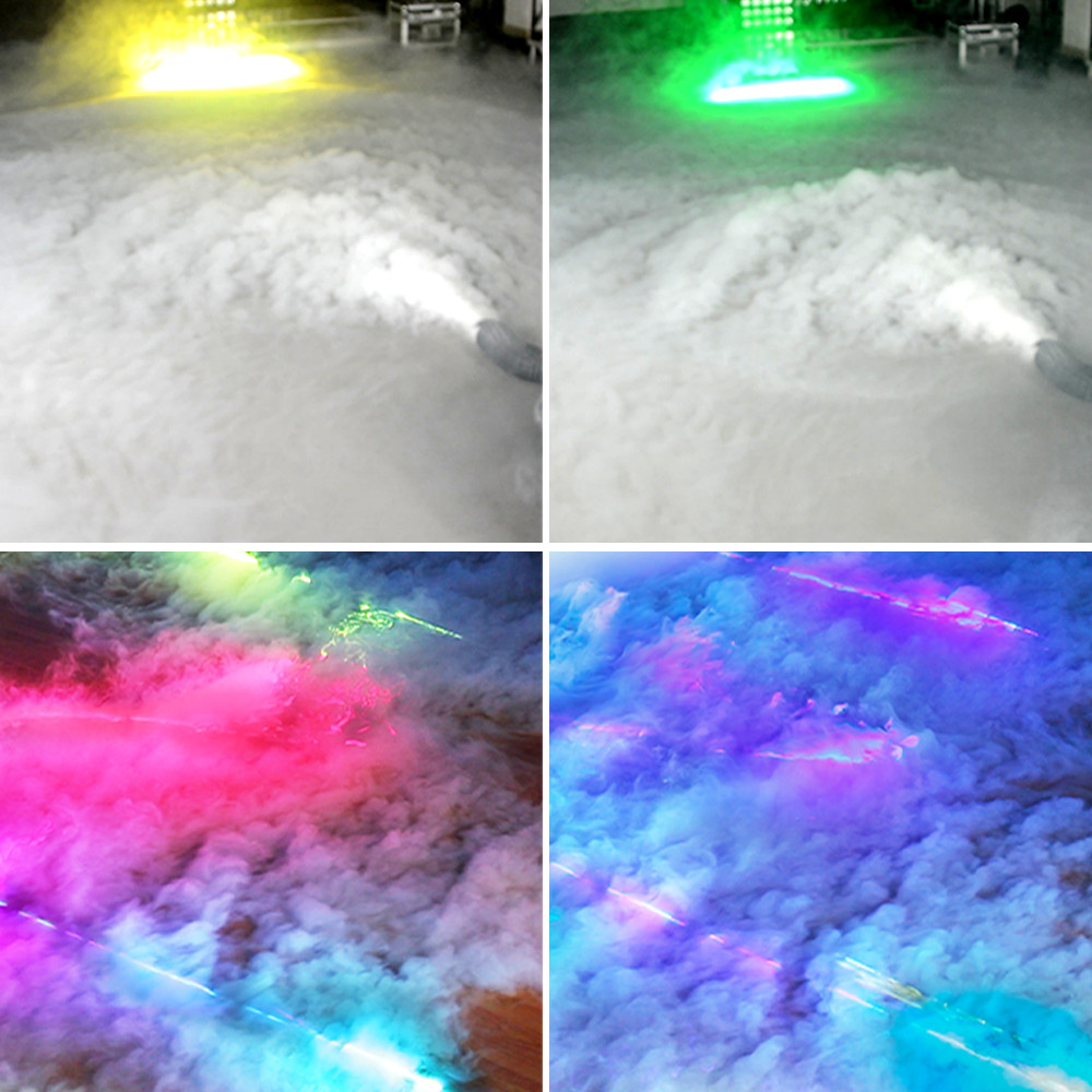2 Head 3000W Low Lying Fog Machine Smoke machine Sinking Smoke Remote Control