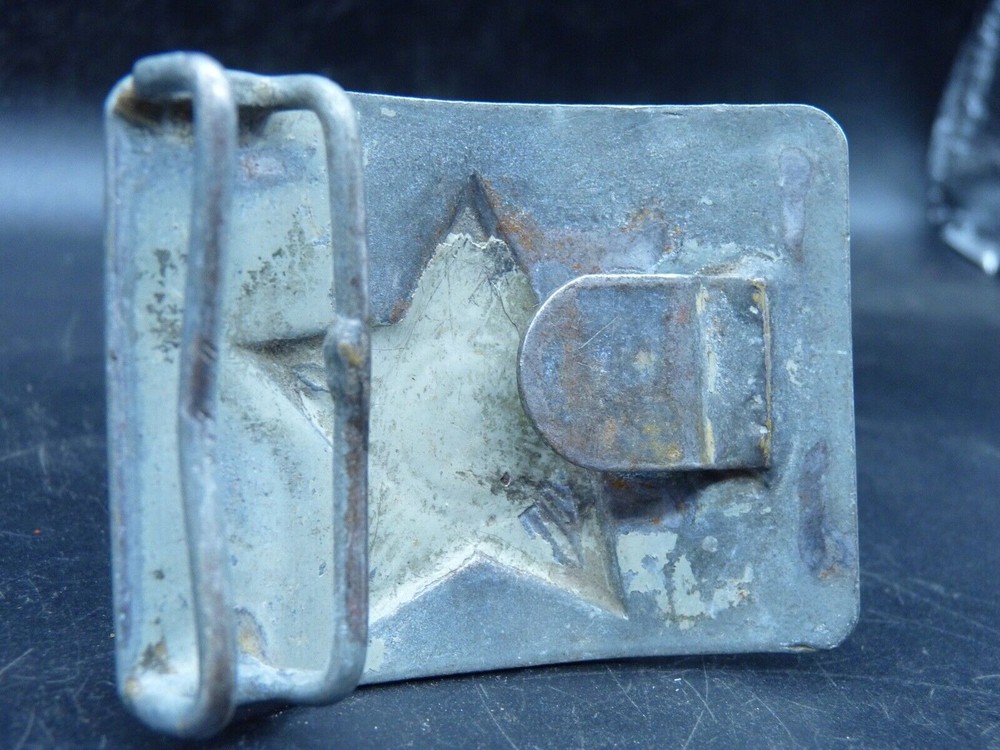 Original WW2 USSR Russian Soldiers Army Brass Belt Buckle