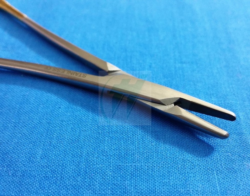 T/C O.R GRADE WEBSTER NEEDLE HOLDER DRIVER 4.5" SMOOTH PLAIN JAWS