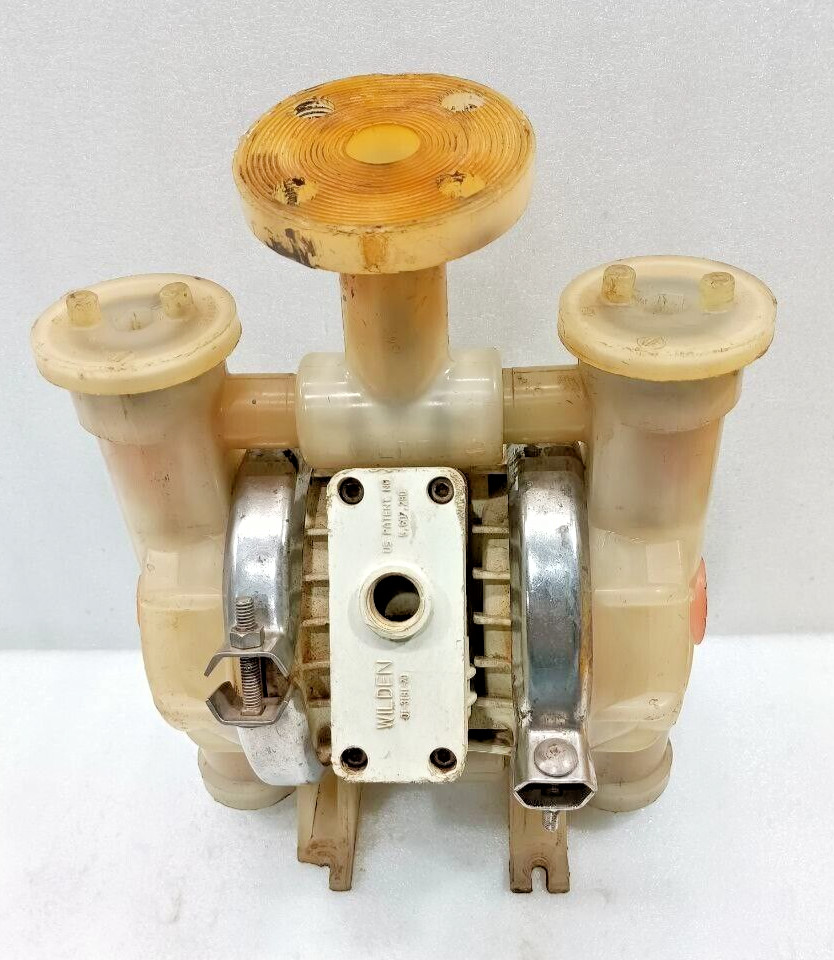 WILDEN P2 PLASTIC DIAPHRAGM PUMP USED FAST SHIPPING