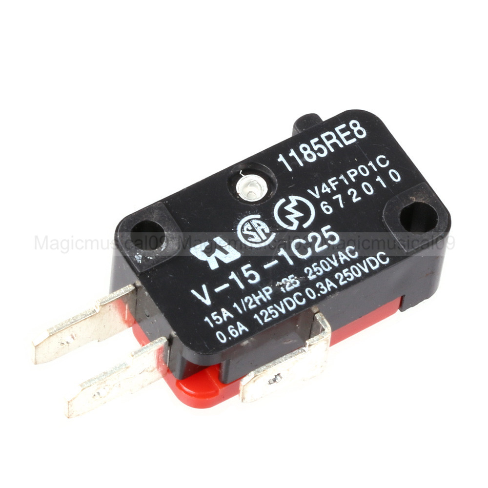 10pcs V-15-1C25 Long Hinge Roller Lever AC DC Micro Switch