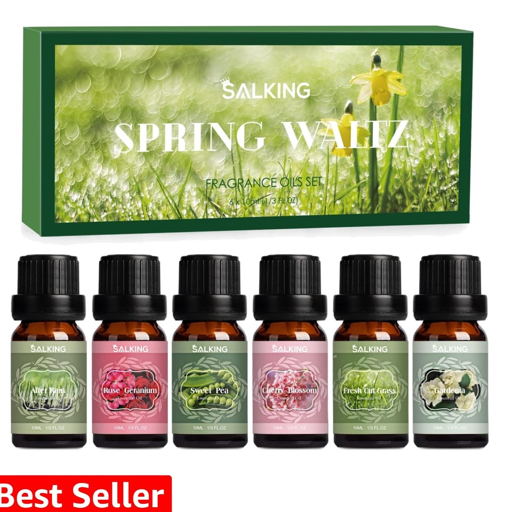 Spring Fragrance Oils Set,  Essential Oils Gift Set for Diffuser, Scented Oil...