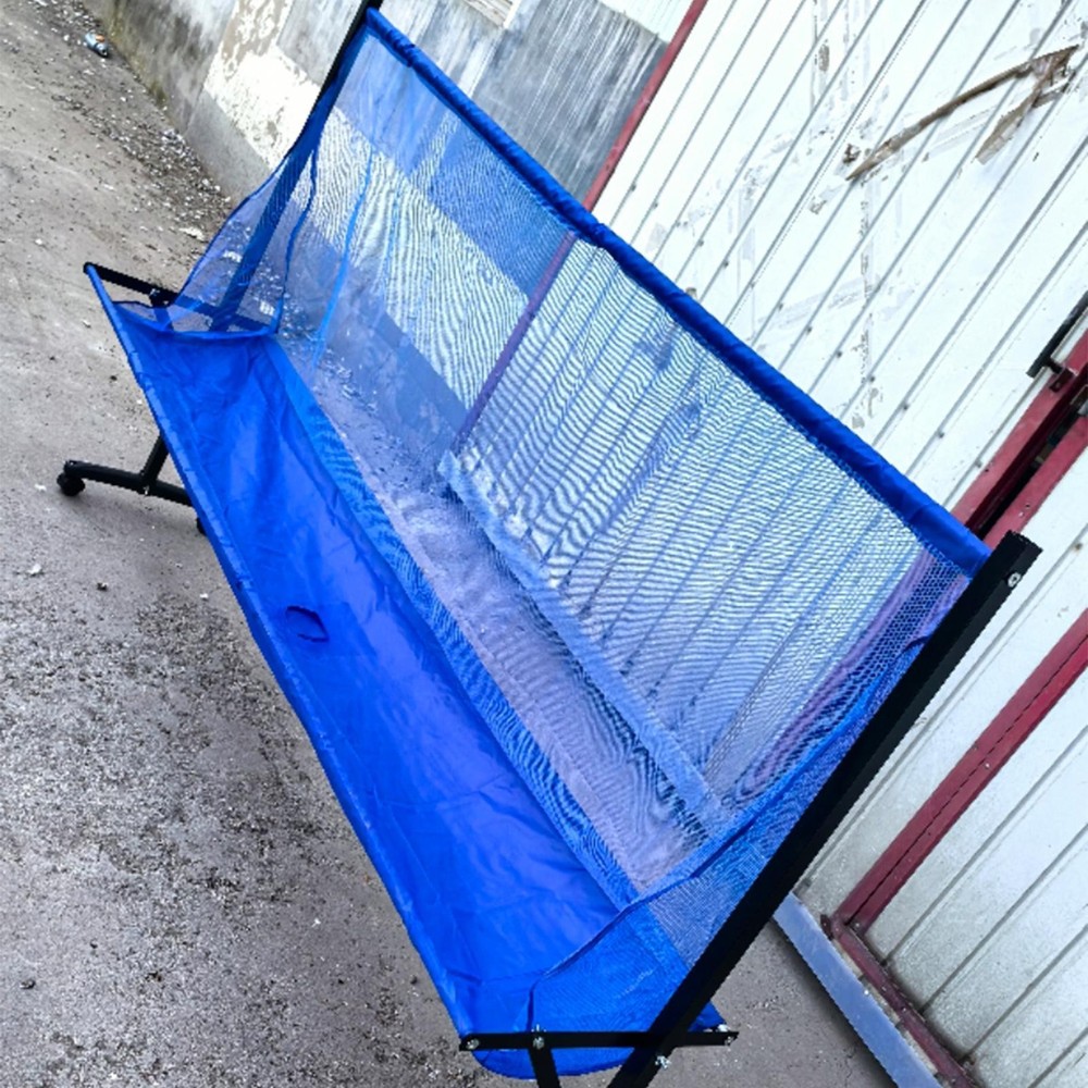 Table Tennis Collection Net Training Tool with Wheels for Multi Ball Outdoor