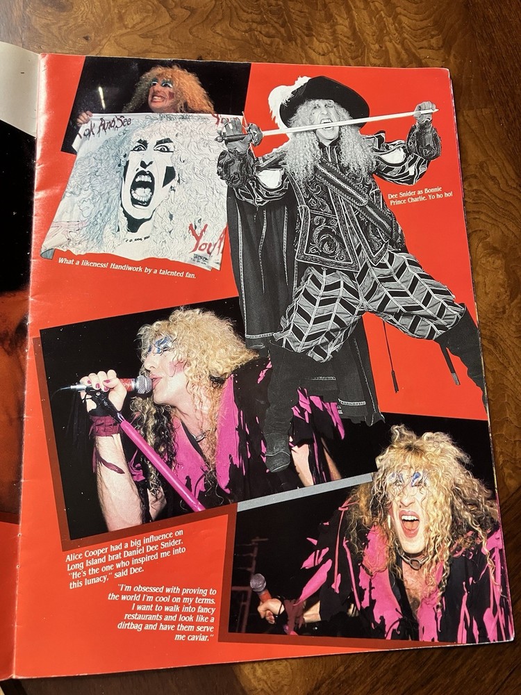 Twisted Sister Metal Mania Magazine / Book. Nice Condition.