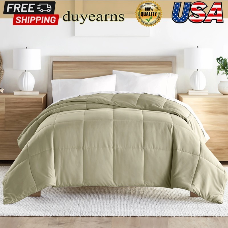 King Size Comforter Set Fade Resistant Soft Touch Breathable Machine Washable US