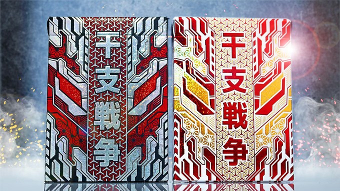 Zodiakai Onyx & Ruby Playing Cards [KardecK, 749/1000 & 497/1000]