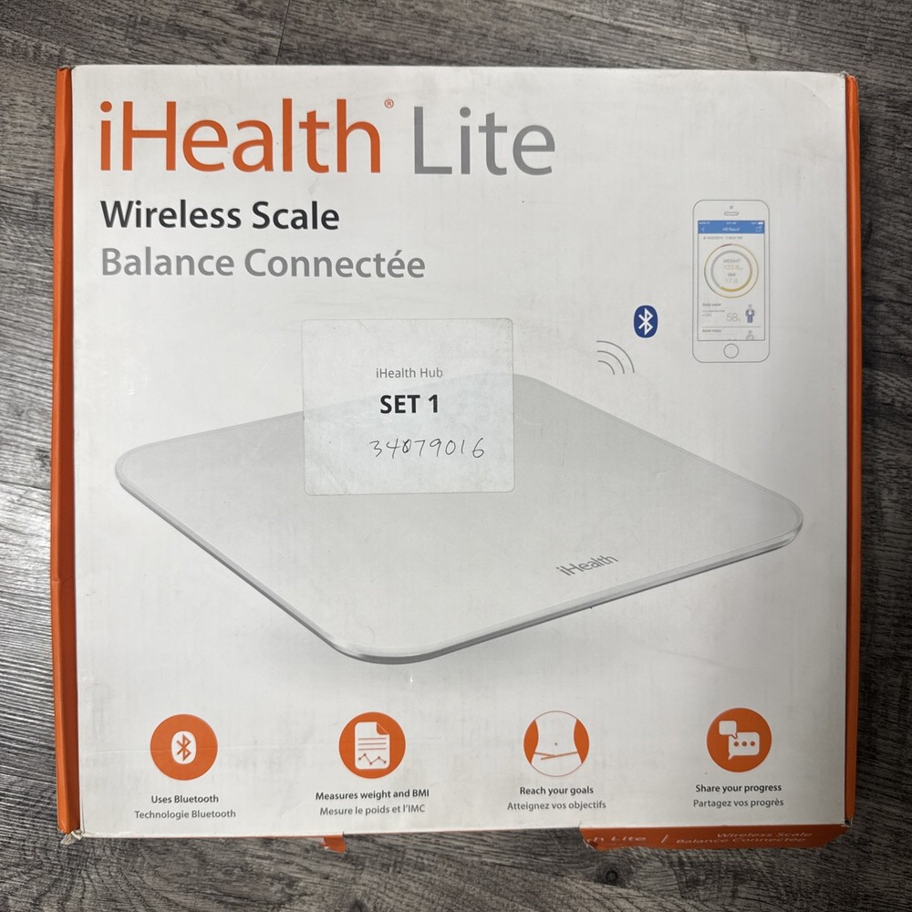 iHealth Lite Wireless Body Scale Bluetooth BMI Weight Apple/Android