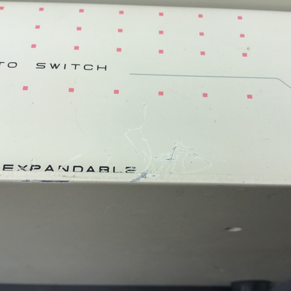 Vintage AS 4112 Computer to Printer Interface Auto Switch 4 Computers-1 Printer