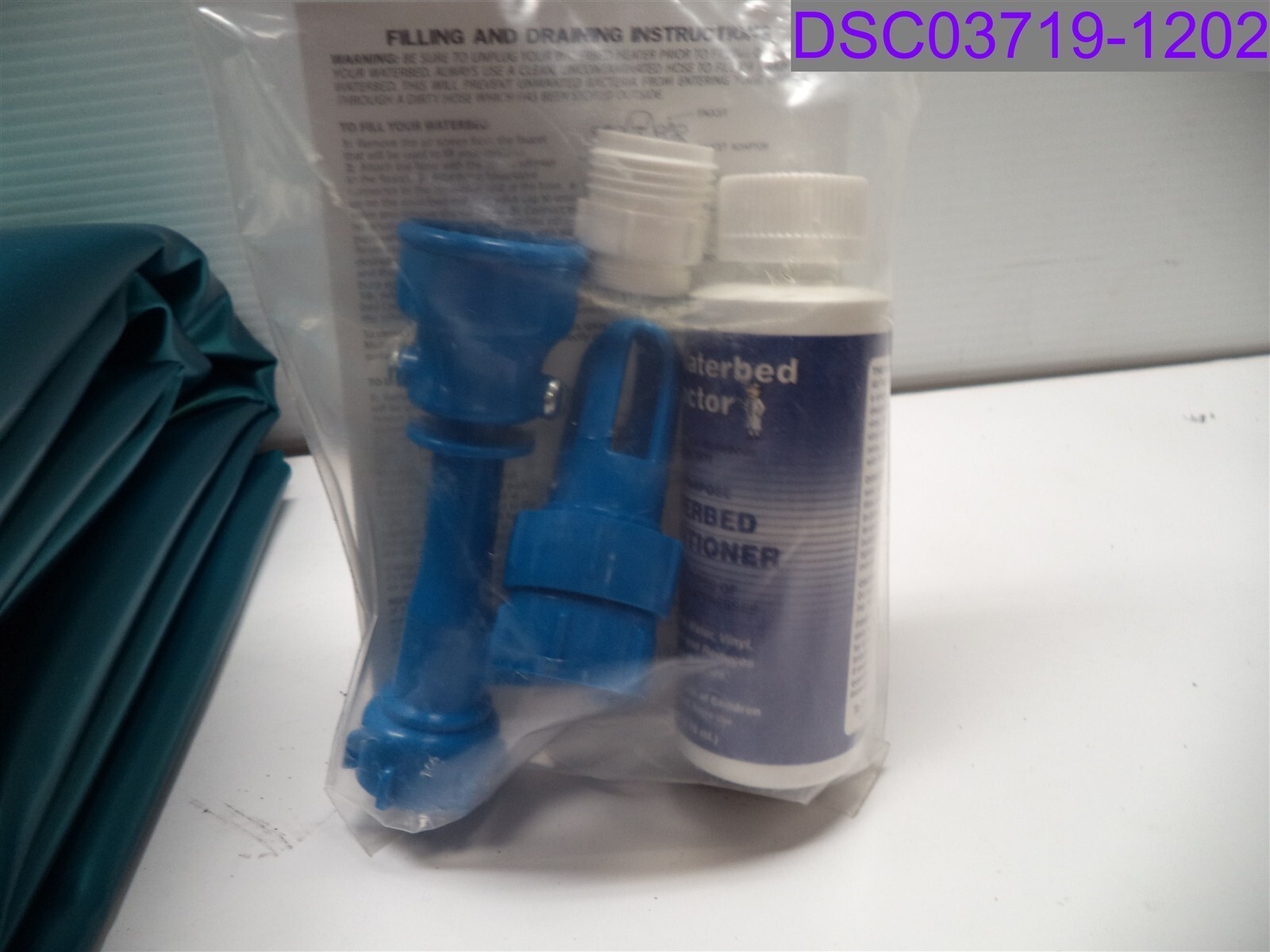 TOP ONLY The Waterbed Doctor Queen Size Flotation Sleep Mattress P/N FS9250