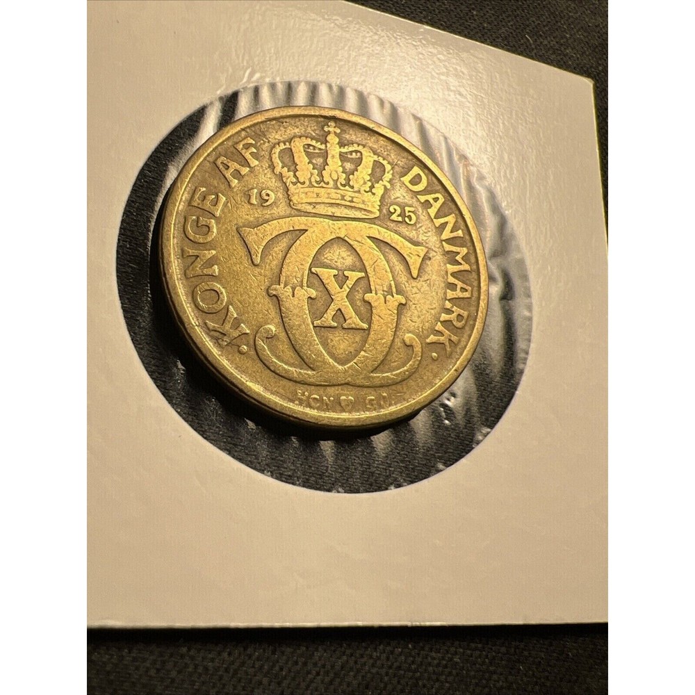 1925 Denmark 1 Krone Z5261