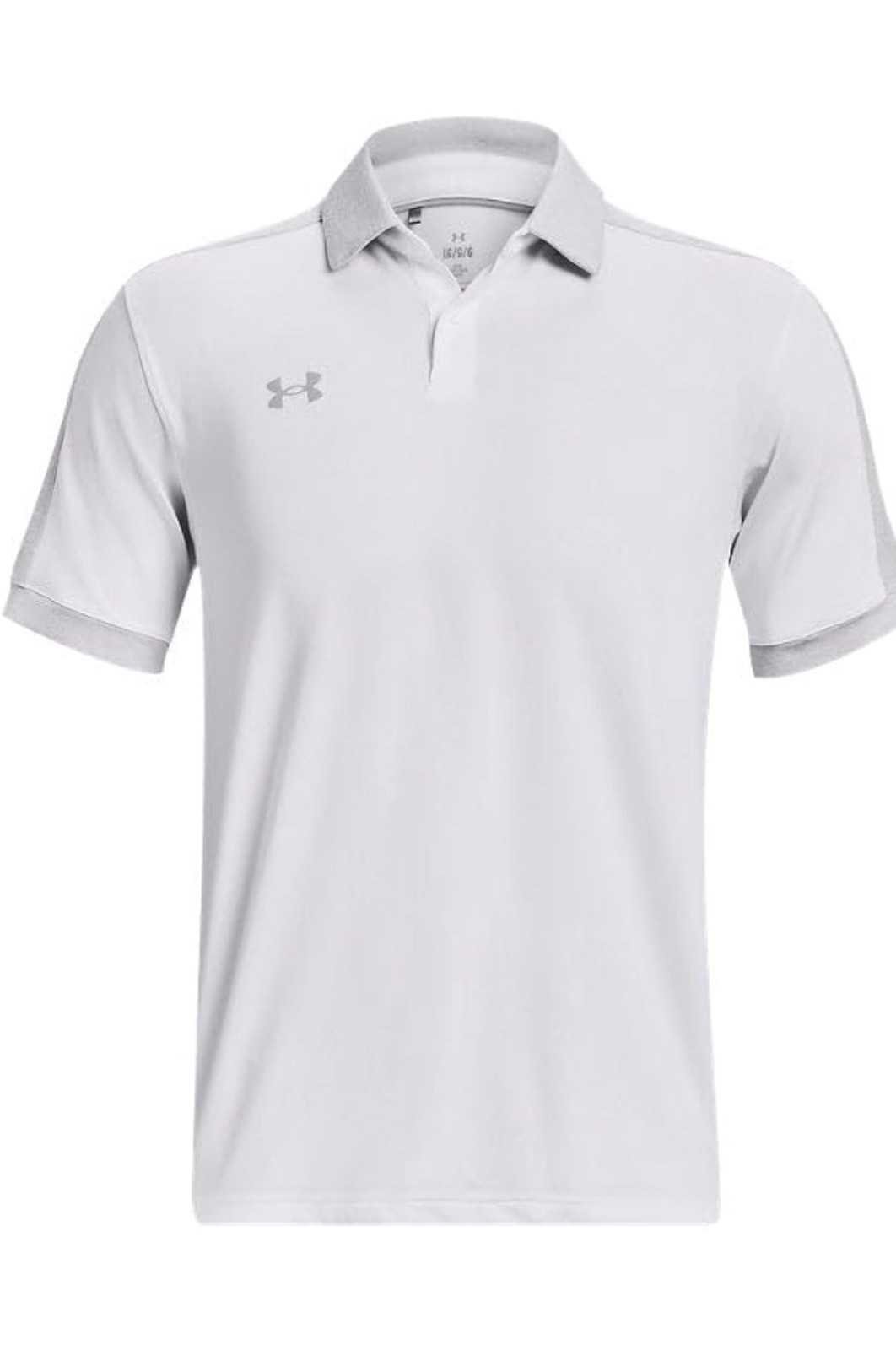 Under Armour Trophy Mens Short Sleeve Polo Shirt Large White