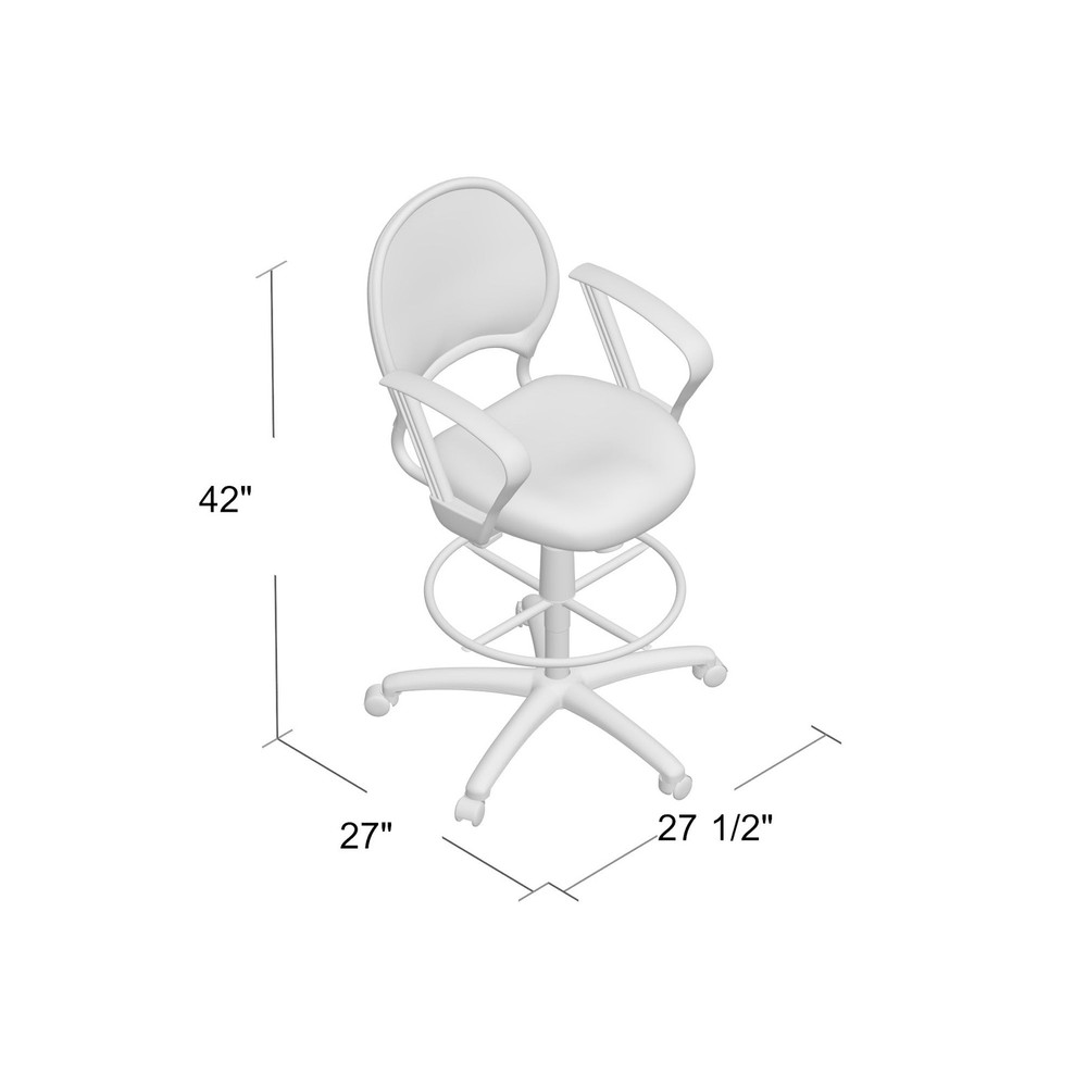 Boss Mesh Drafting Stool W/ Loop Arms MODEL # B16217