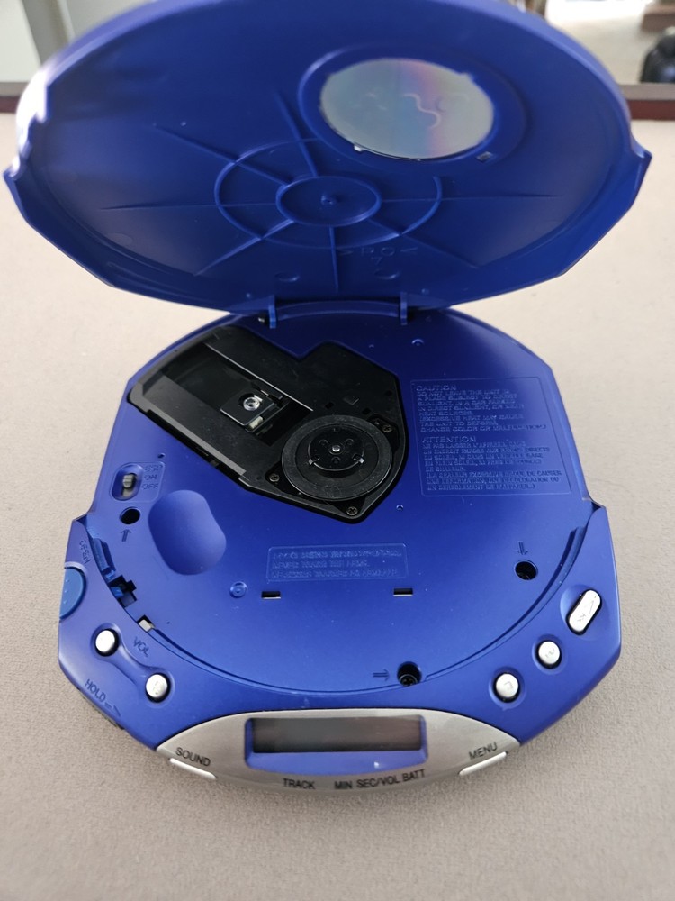 Sony Walkman ESP-MAX D-E350 -Vintage Blue- BUNDLE - Power Tested!