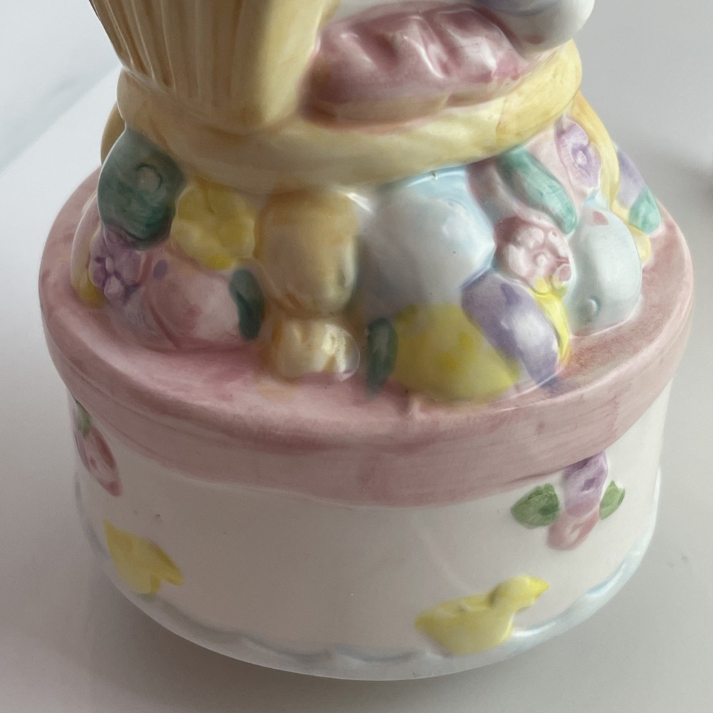 Easter Bunny Ceramic Figurine 8" tall
