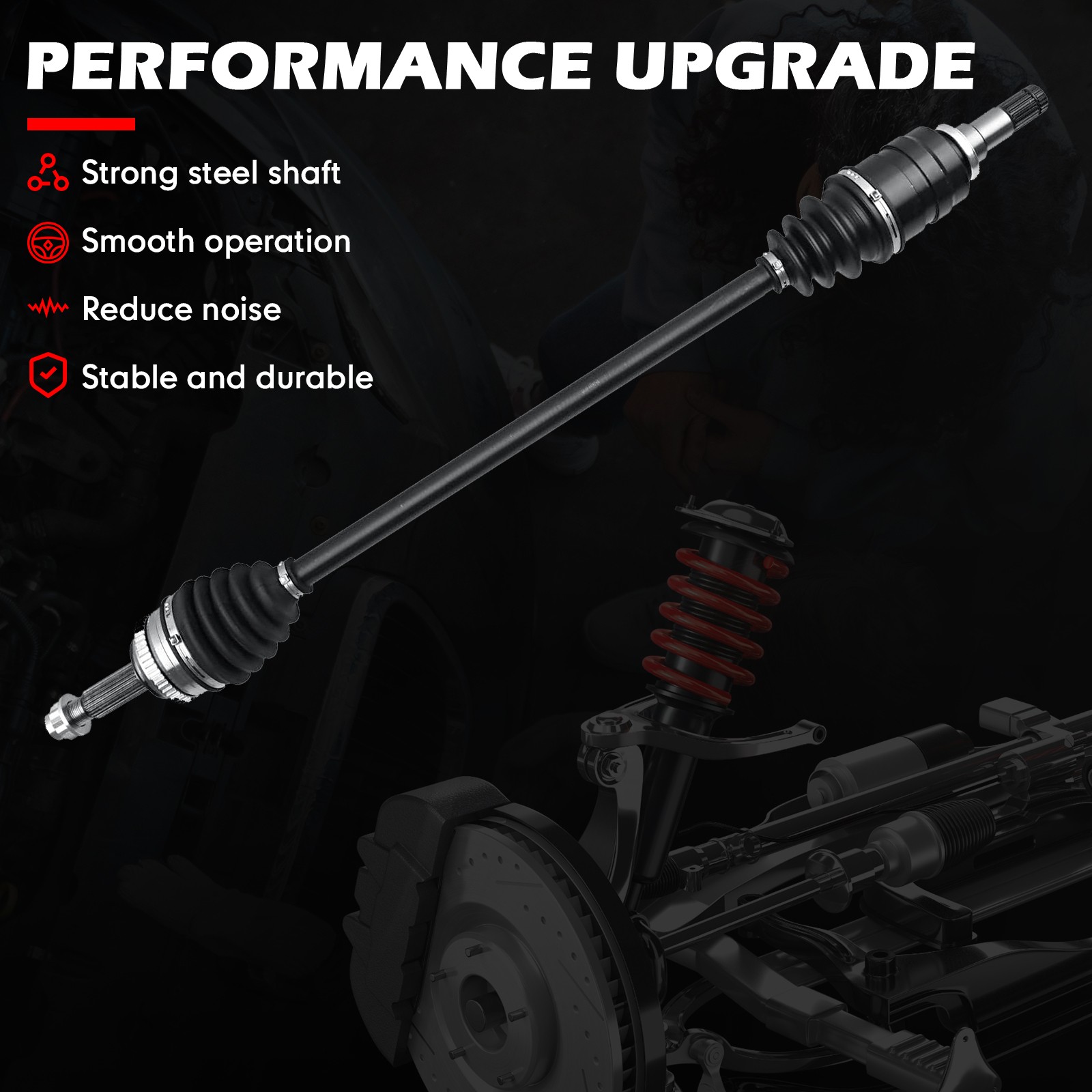 2PCS Front Left & Right CV Axle Shaft for 2009-2017 Toyota Corolla 1.8L 4 Cyl