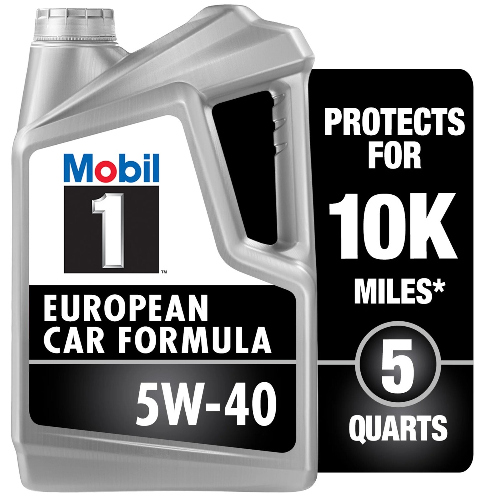 2 Pack, Mobil 1 FS European Car Formula Full Synthetic Motor Oil 5W-40, 5 Quart