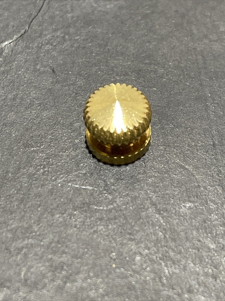 25 Pcs Solid Brass Knurled Head Battery Nut Cap Nut 8/32 Threads Unfinished