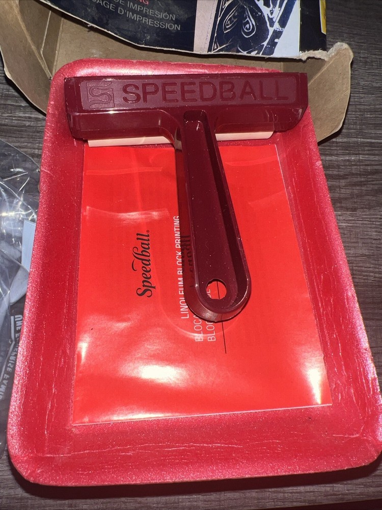 Speedball Block Printing Starter Kit + 3 Rollers ( Some Missing Pieces)